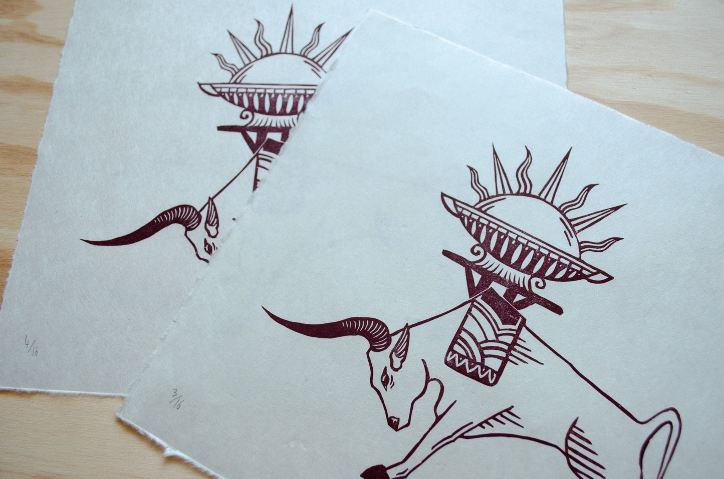 Taurus Sun | 9x8 Inches