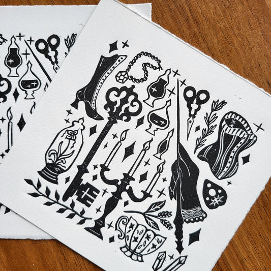 Victorian Witch | 5x5 Inches