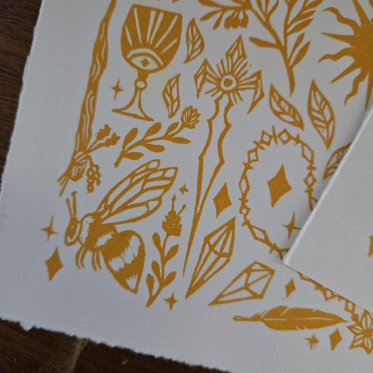 Sun Witch | 5x5 Inches