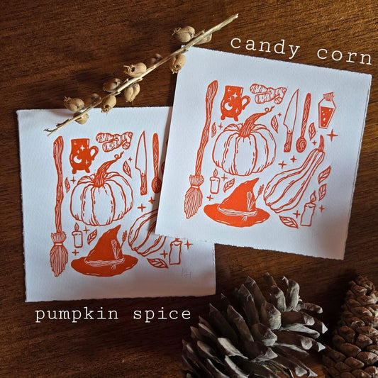 Pumpkin Witch | 5x5 Inches