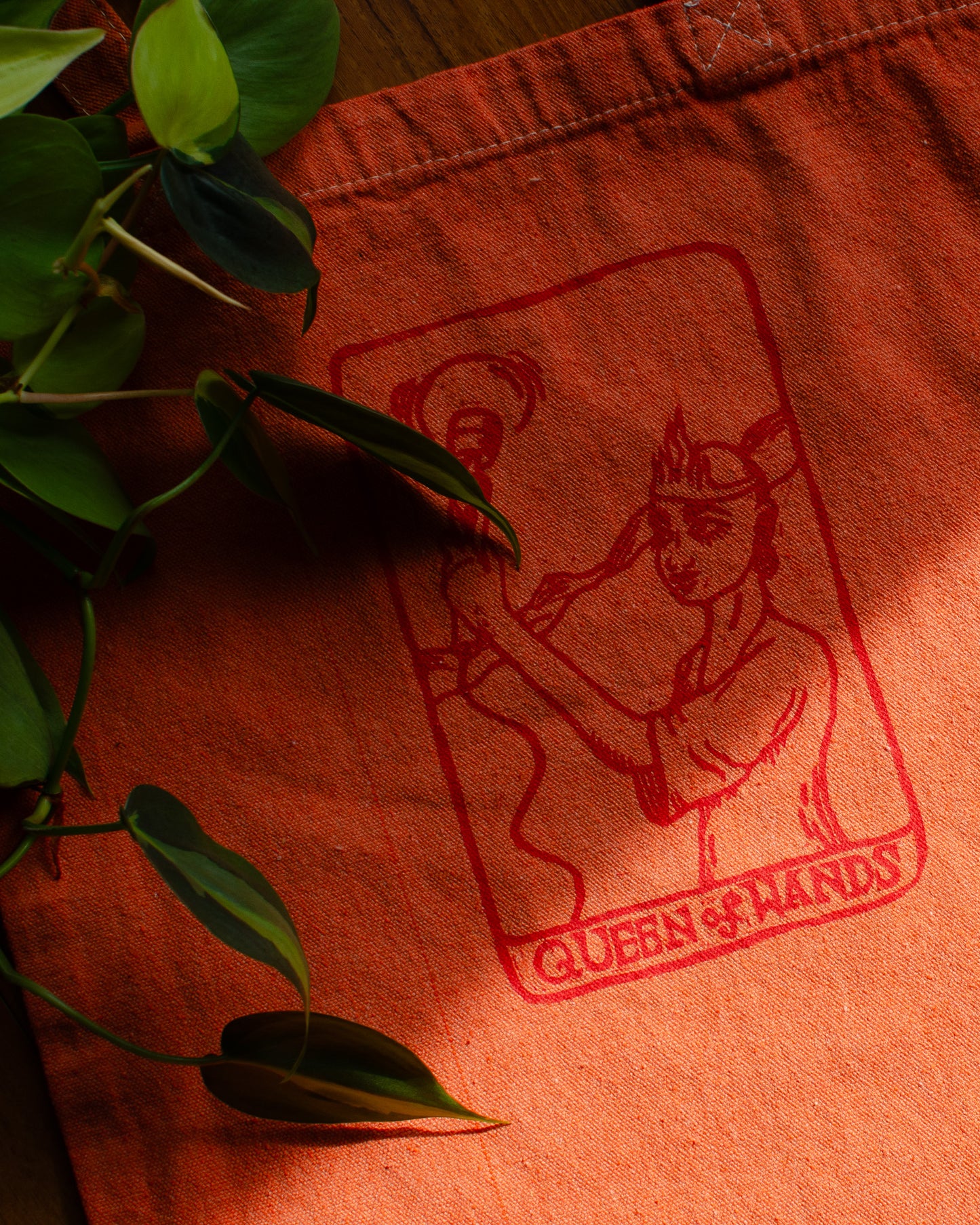 Queen of Wands Tote Bag | 100% Recycled Cotton