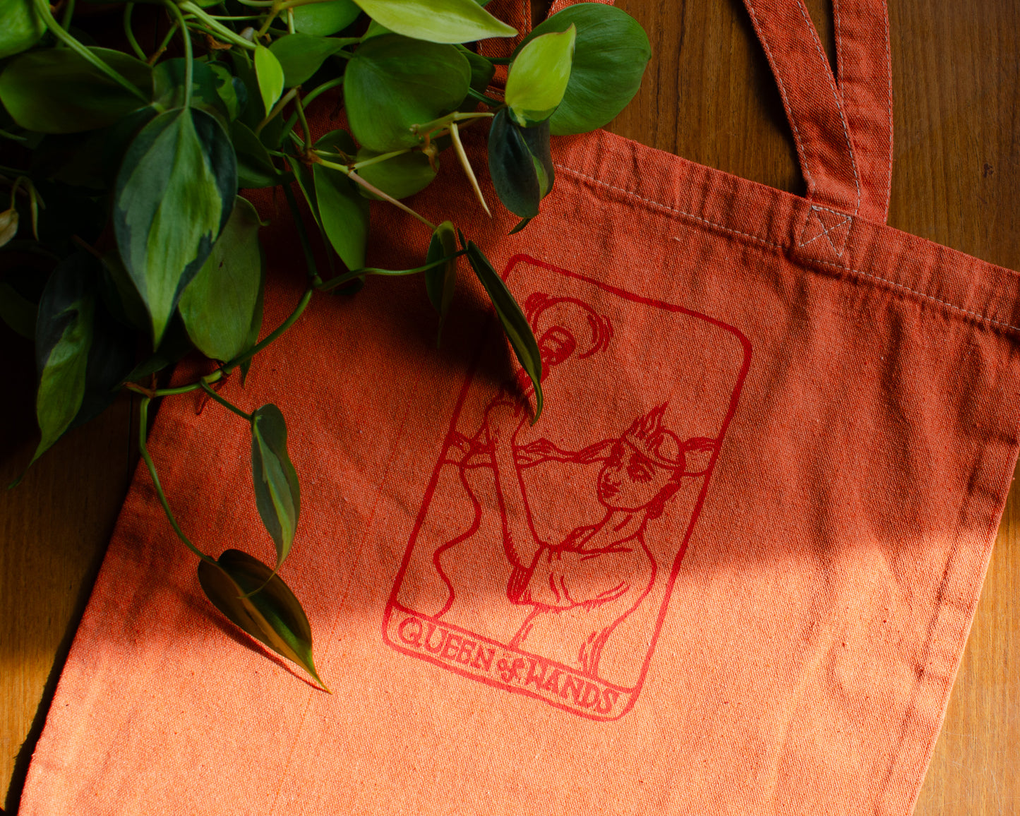 Queen of Wands Tote Bag | 100% Recycled Cotton