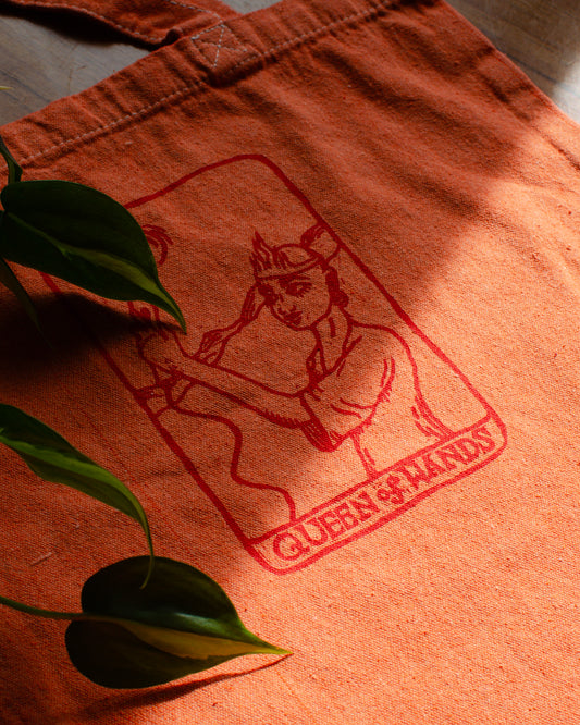 Queen of Wands Tote Bag | 100% Recycled Cotton