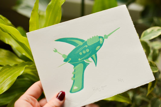 Raygun | 18x14 cm