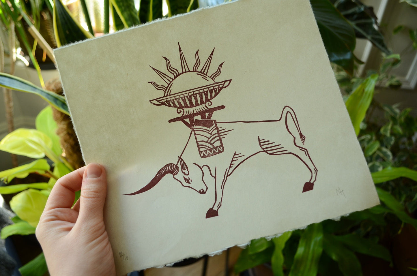 Taurus Sun | 9x8 Inches