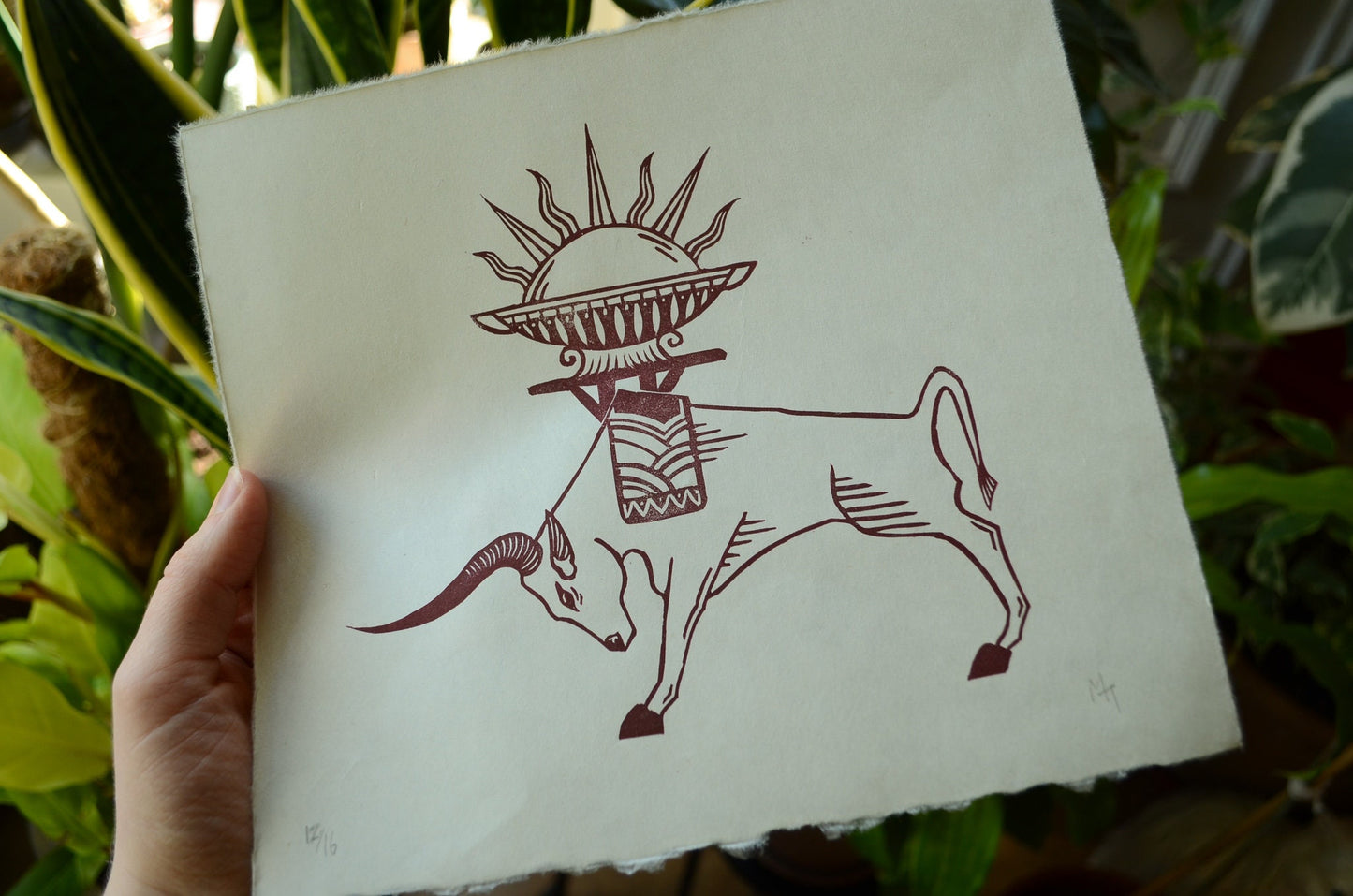 Taurus Sun | 9x8 Inches