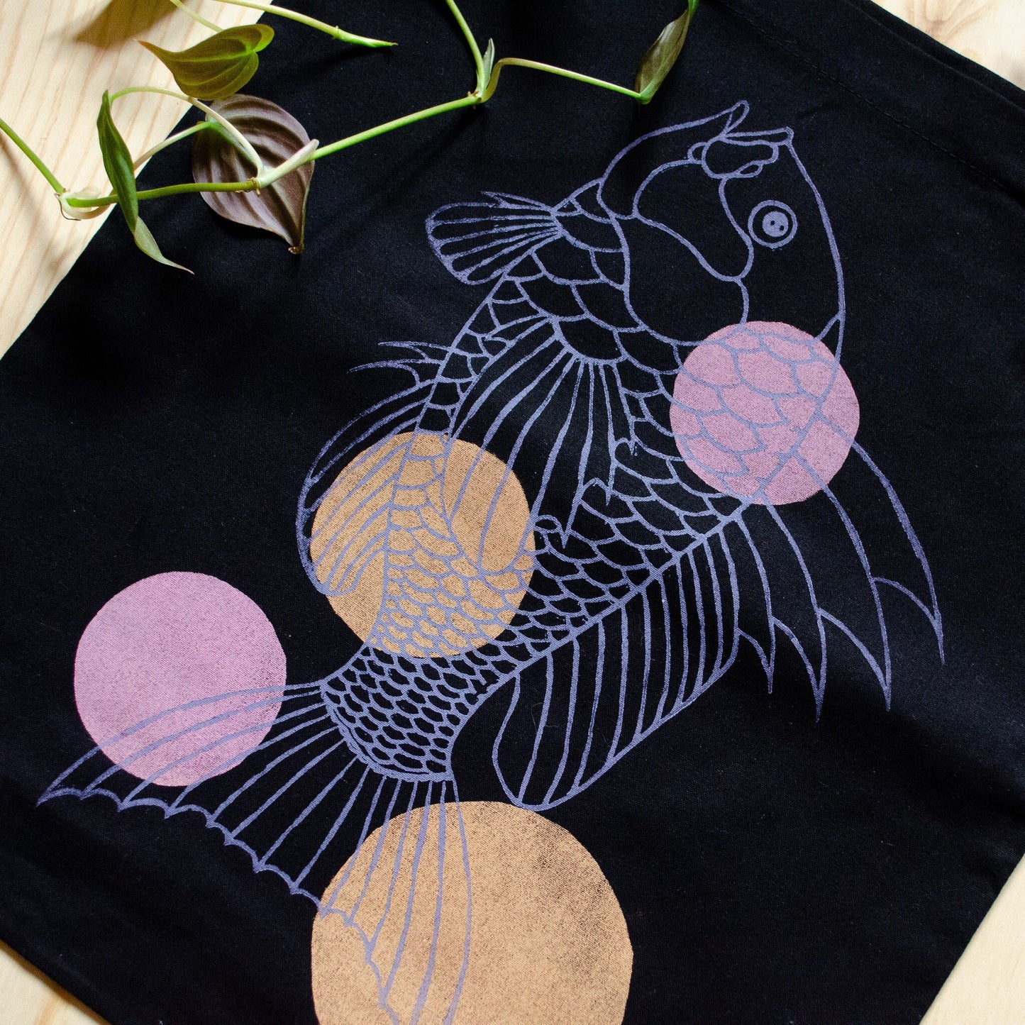 Retro Fish Tote Bag | 100% Recycled Cotton