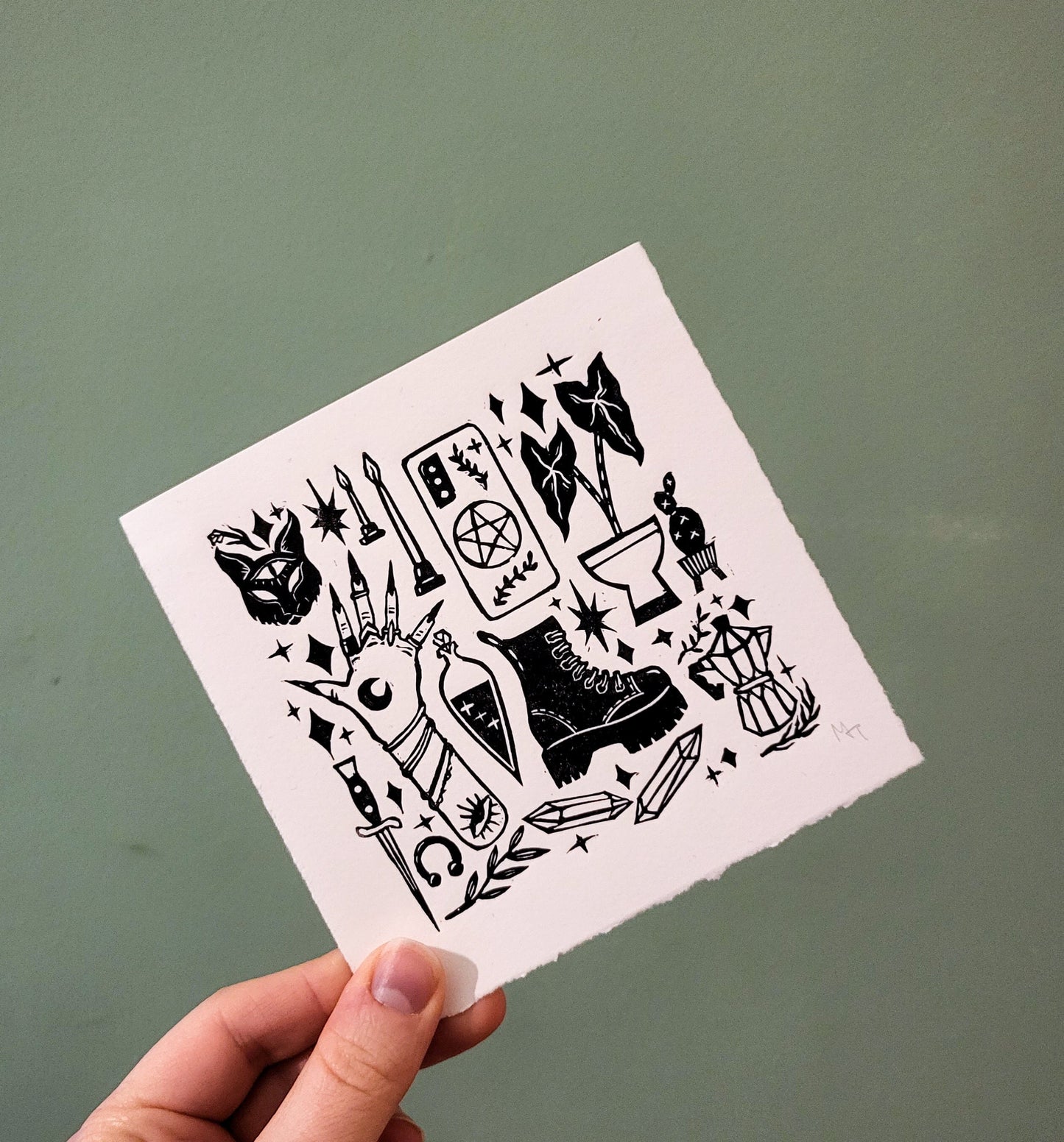 Modern Witch | 5x5 Inches