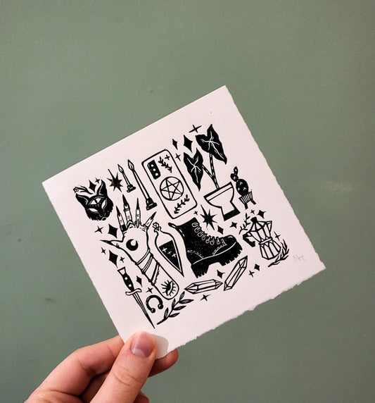 Modern Witch | 5x5 Inches