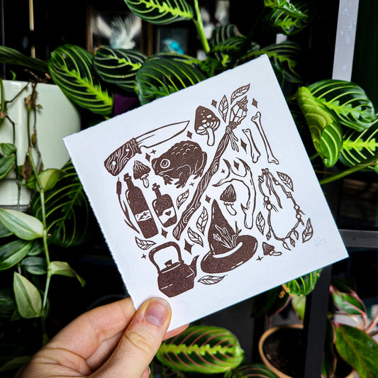 Bog Witch | 5x5 Inches