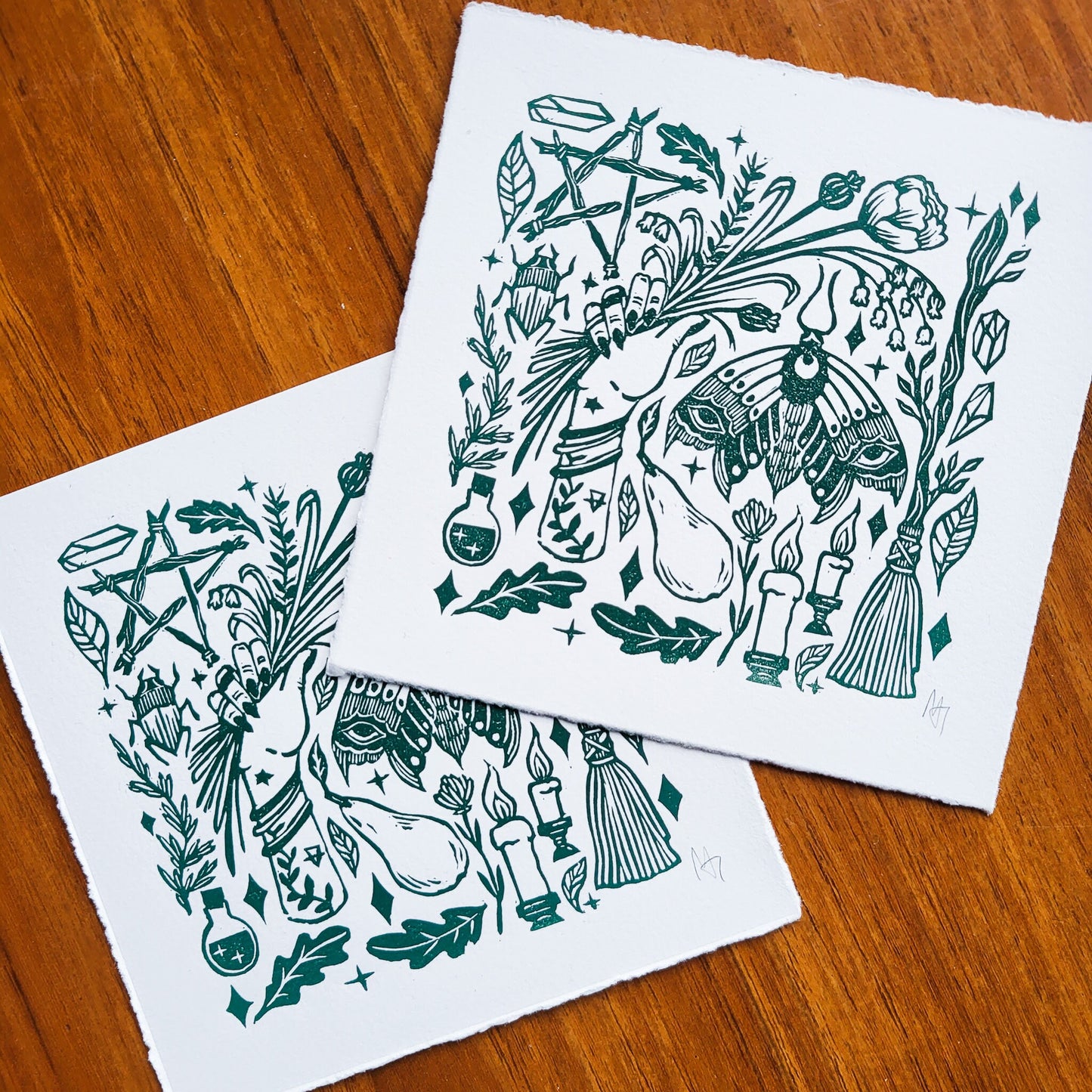 Green Witch | 5x5 Inches