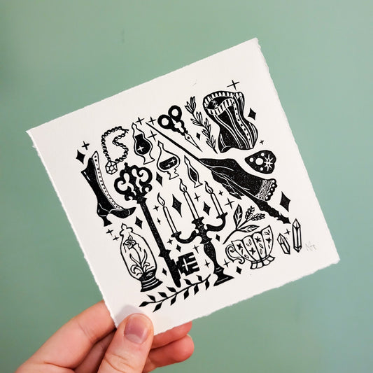 Victorian Witch | 5x5 Inches