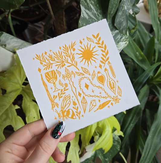 Sun Witch | 5x5 Inches