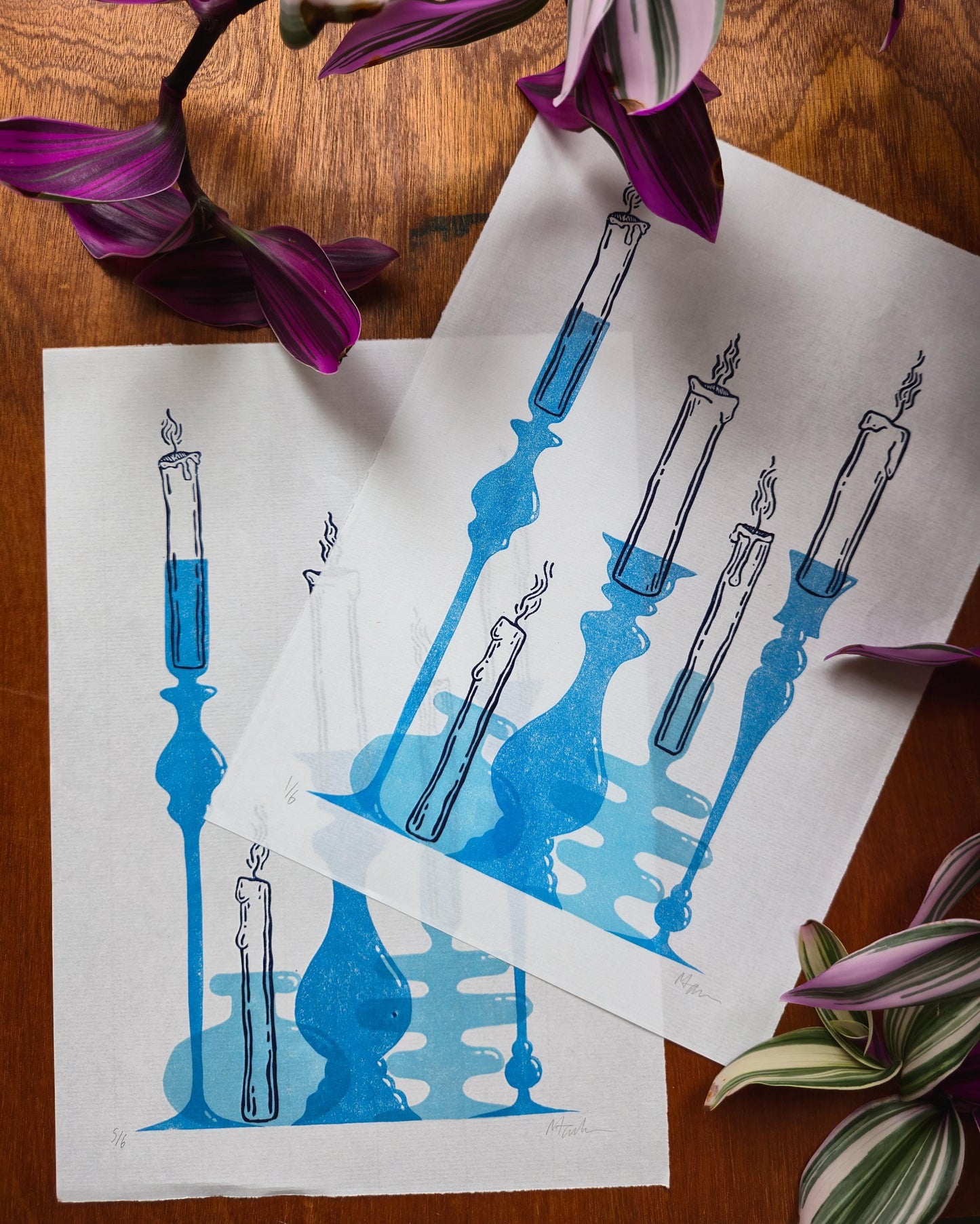 Candles | Prussian Blue | A4